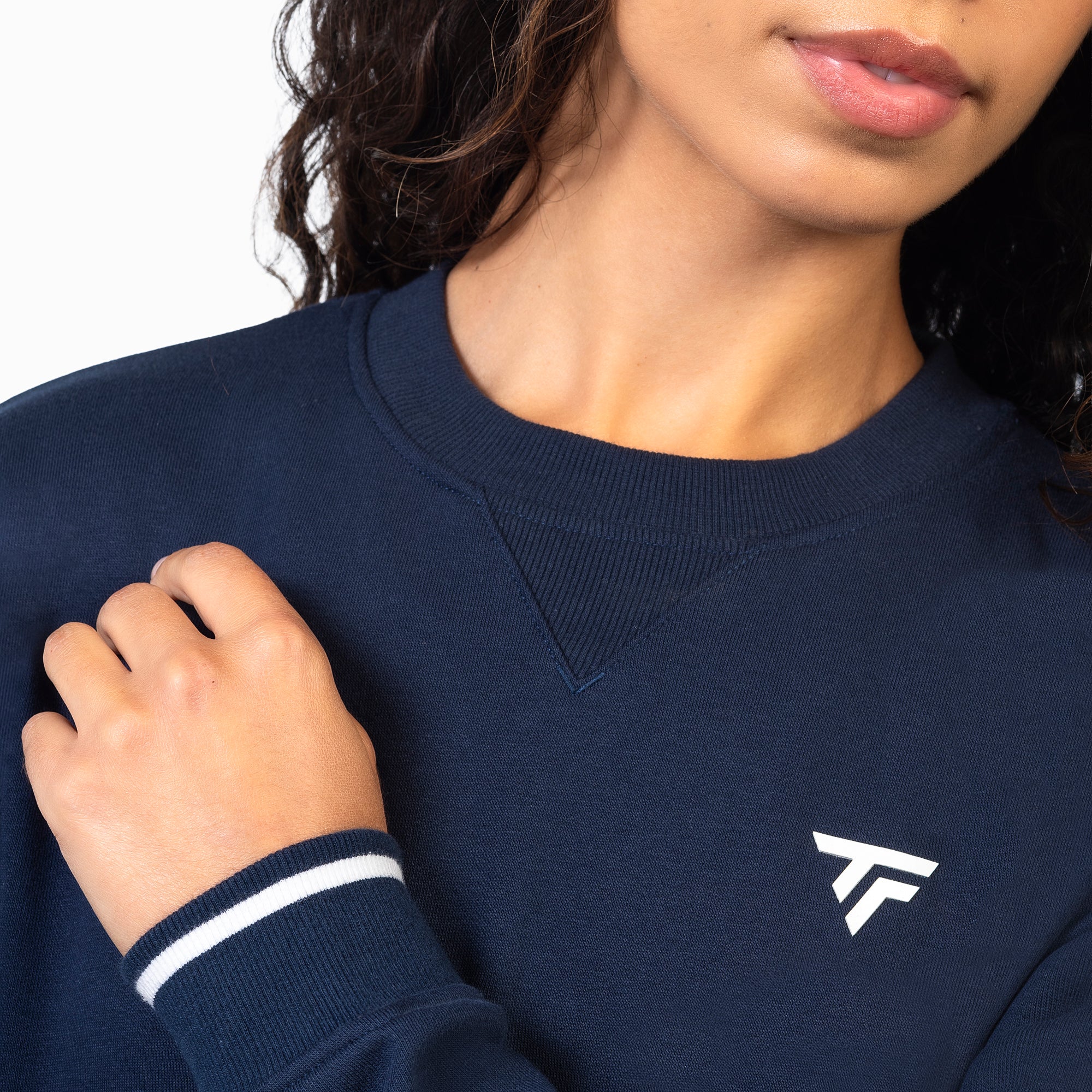 tecnifibre-terry-sweater-marine-damen-warmer-tennispullover-mit-seitlichen-rippb image 3