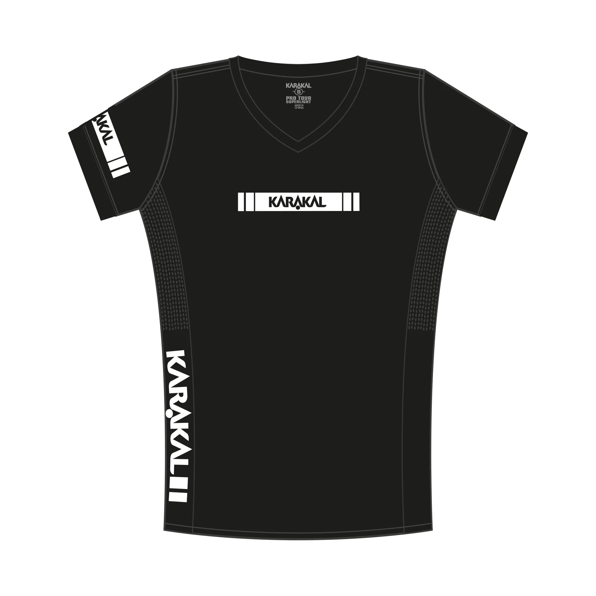 karakal-pro-tour-ladies-tee-black-2025-26 image 5