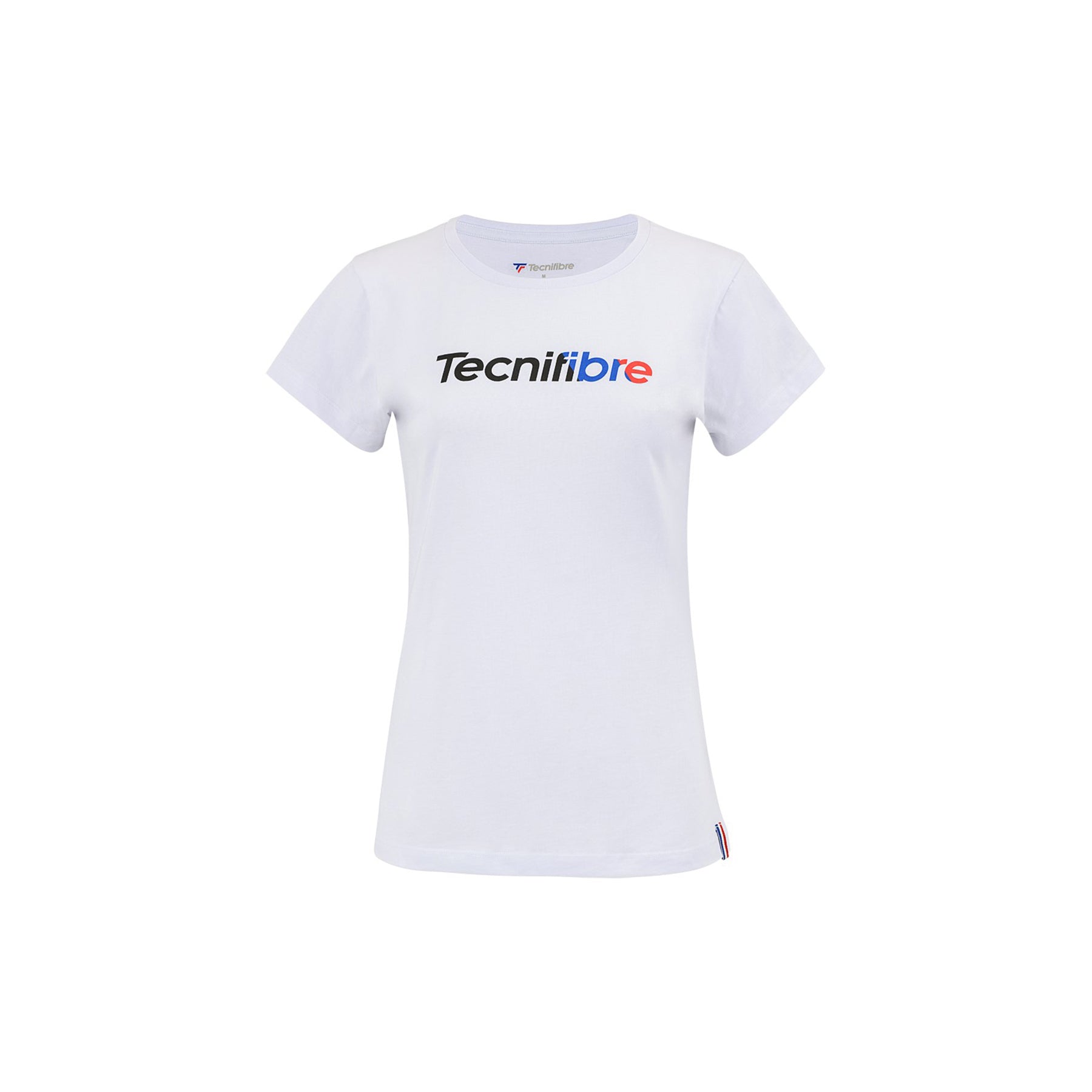 tecnifibre-club-tee-22-femme-damen-t-shirt-straight-fit-tricolore-detail-freizei image 2