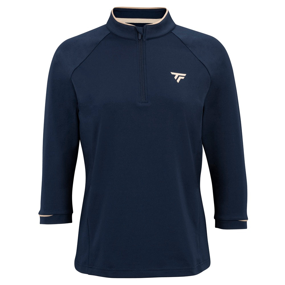 tecnifibre-sweat-technique-thermo-zip-3-4-arm-damen-marine image 2