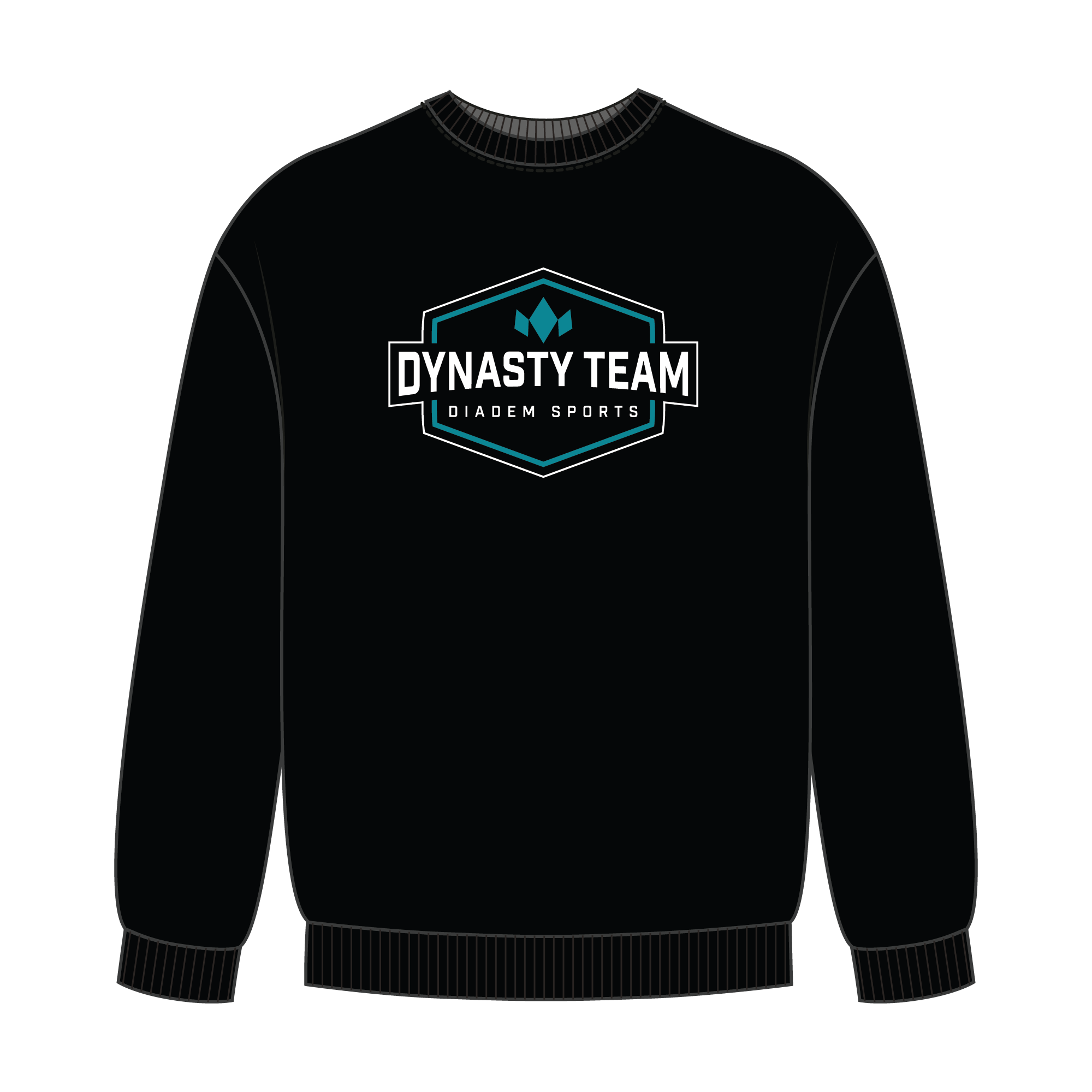 diadem-dynasty-team-sweatshirt-crewneck-sweatshirt-f-r-herren-und-damen image 1