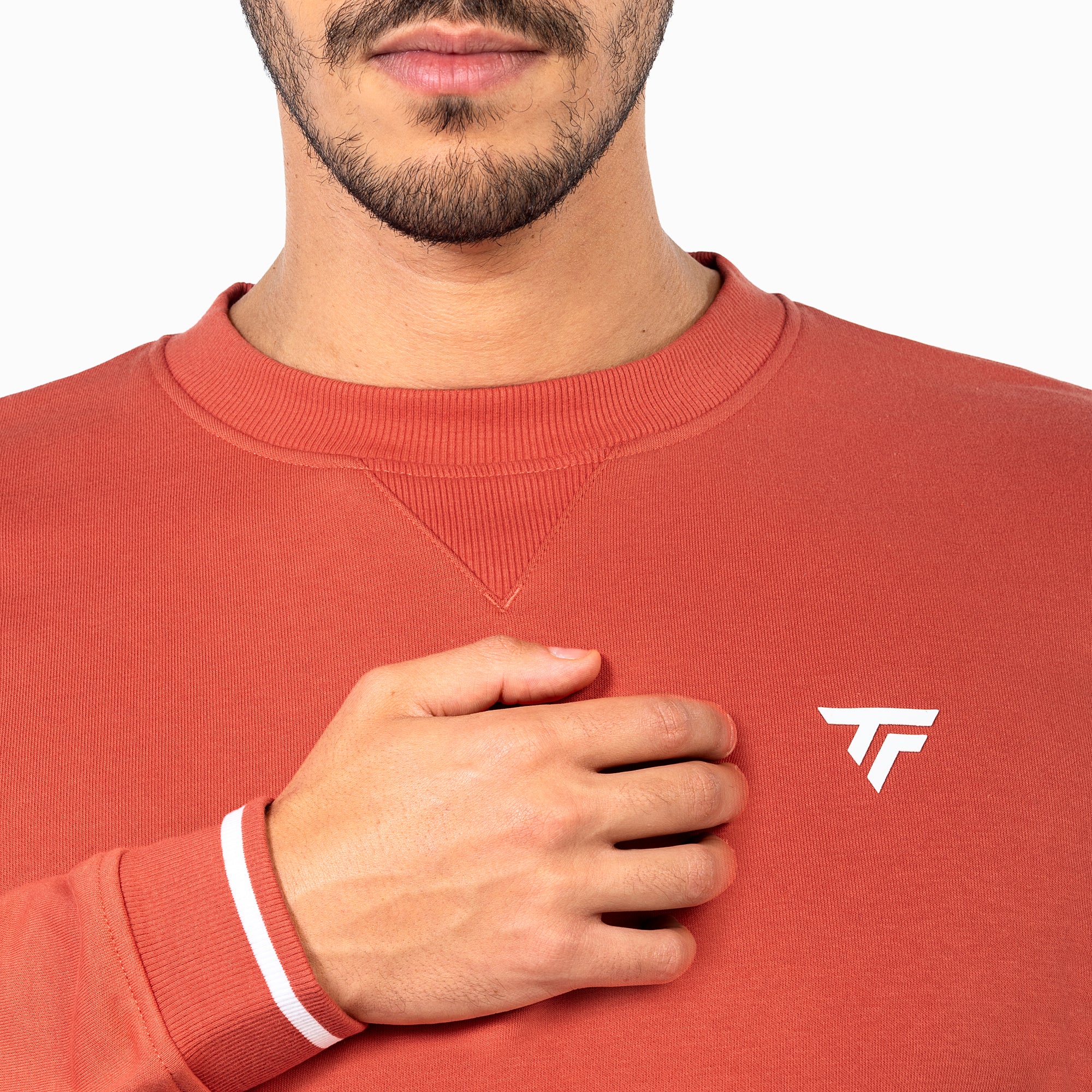 tecnifibre-terry-sweater-herren-terracotta-warmer-tennis-pullover-mit-seitlichen image 2