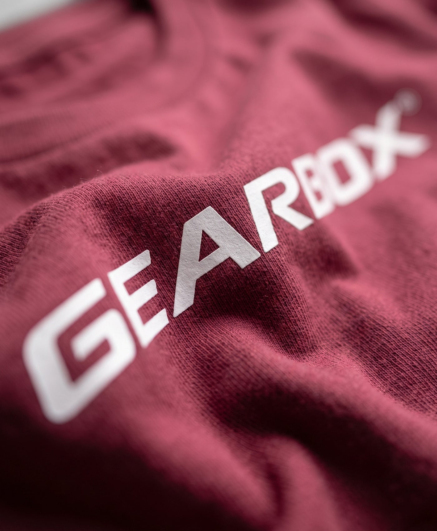 gearbox-gb-og-herren-baumwoll-t-shirt-maroon image 3