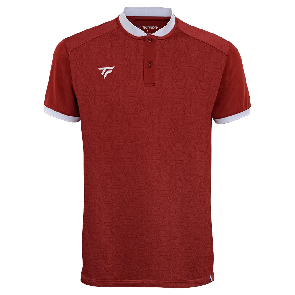 tecnifibre-team-mesh-polo-cardinal-garcon-kinder-poloshirt-atmungsaktiv-standard image 1