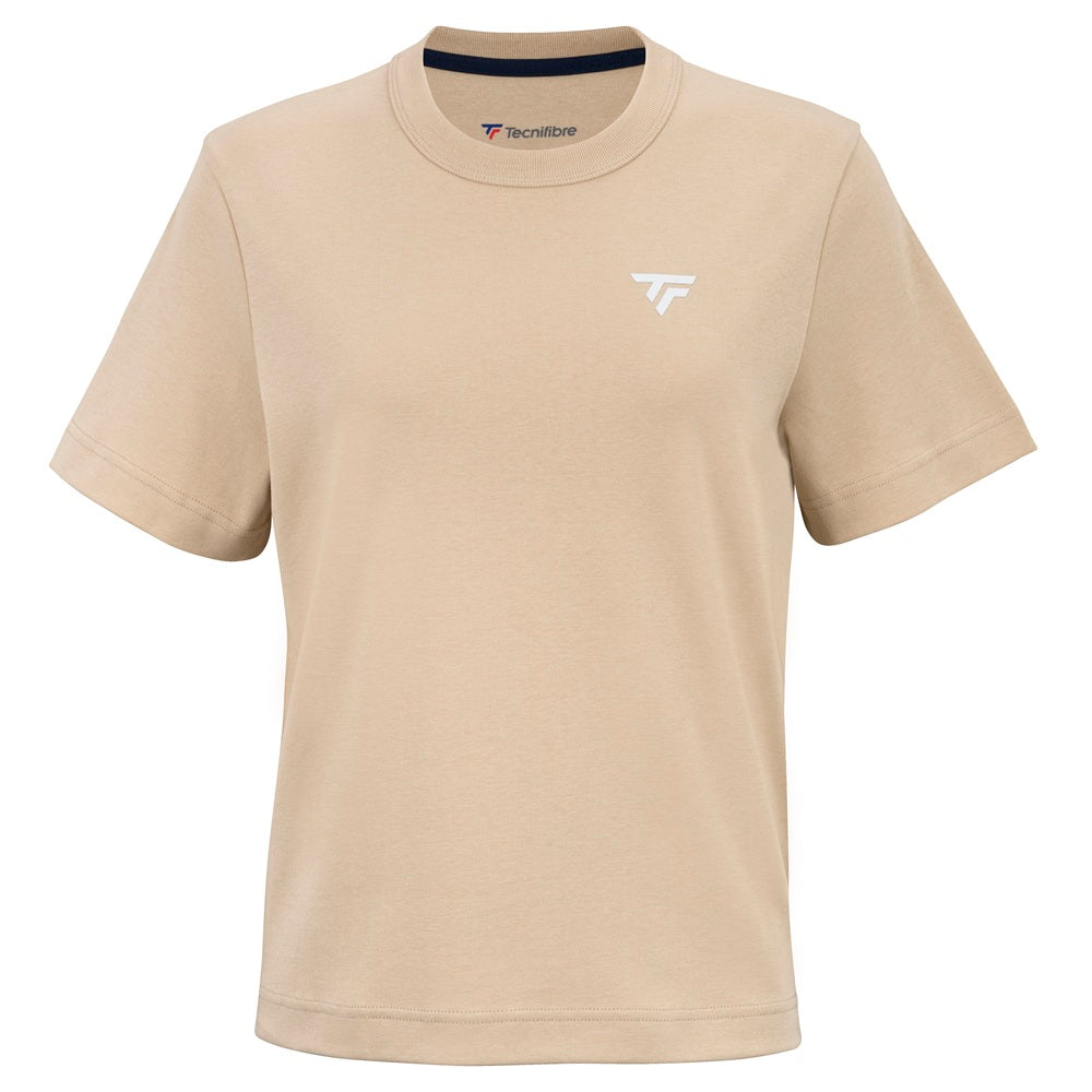 tecnifibre-t-shirt-graphic-tee-femme-sand-damen-oversize-t-shirt-aus-bio-baumwol image 3
