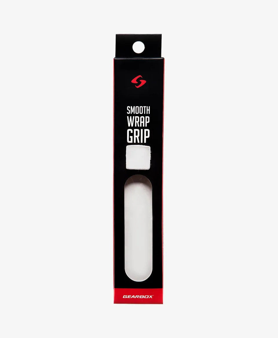 gearbox-smooth-wrap-basisgriffband-white-racket-grip image 1