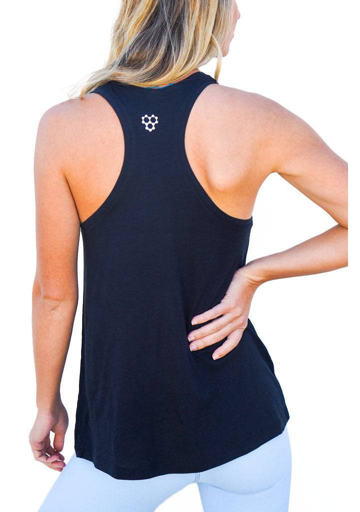 crbn-pickleball-women-s-logo-performance-racerback-tank-tanktop image 3