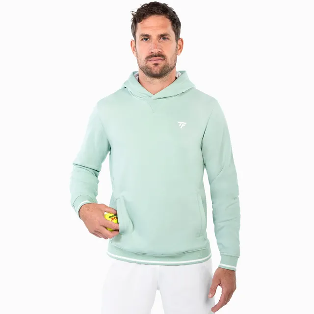 tecnifibre-sweat-terry-hoodie-sage-herren-kapuzenpullover-mit-2-seitentaschen image 1