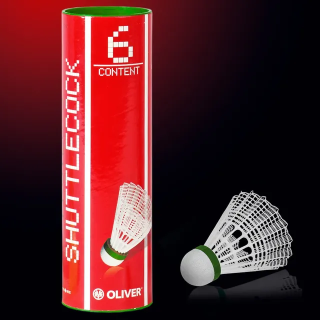 oliver-nylon-badmintonb-lle-6er-rolle-wei-gr-n-speed-slow-30 image 1