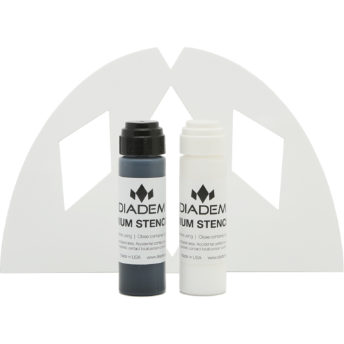 diadem-stencil-ink-bundle-schablone-und-farbe-f-r-tennissaiten image 1