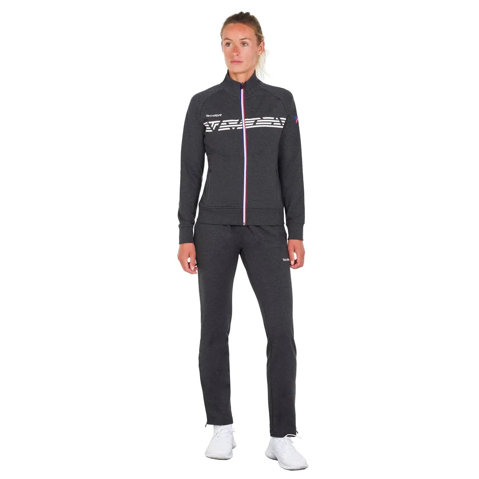 tecnifibre-lady-knit-pants-black-heather-damen-bequeme-jogginghose image 1