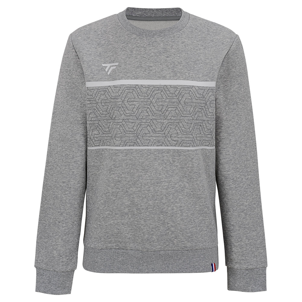 tecnifibre-team-sweat-silver-femme-damen-sweatshirt-mit-rundhals-und-gerippten-b image 2
