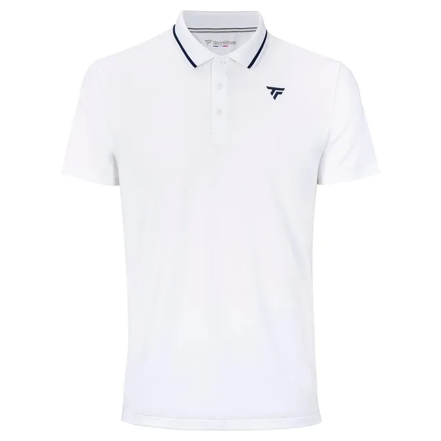 tecnifibre-tech-polo-white-jungen-leichtes-schnelltrocknendes-poloshirt image 1