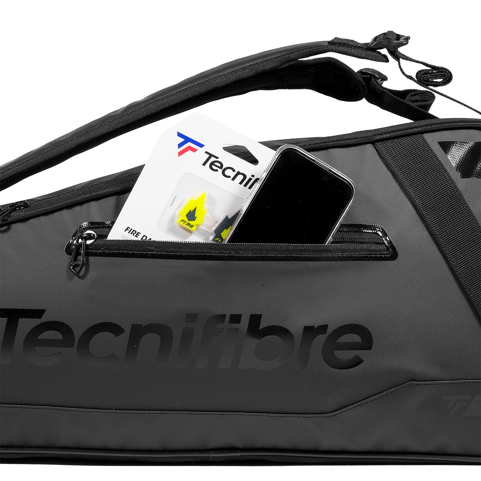 tecnifibre-tour-endurance-6r-ultra-black-6-racket-tasche-wasserdicht image 2