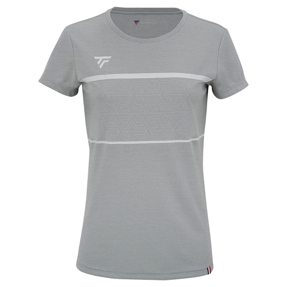 tecnifibre-team-tech-tee-silver-fille-m-dchen-tennis-t-shirt image 2