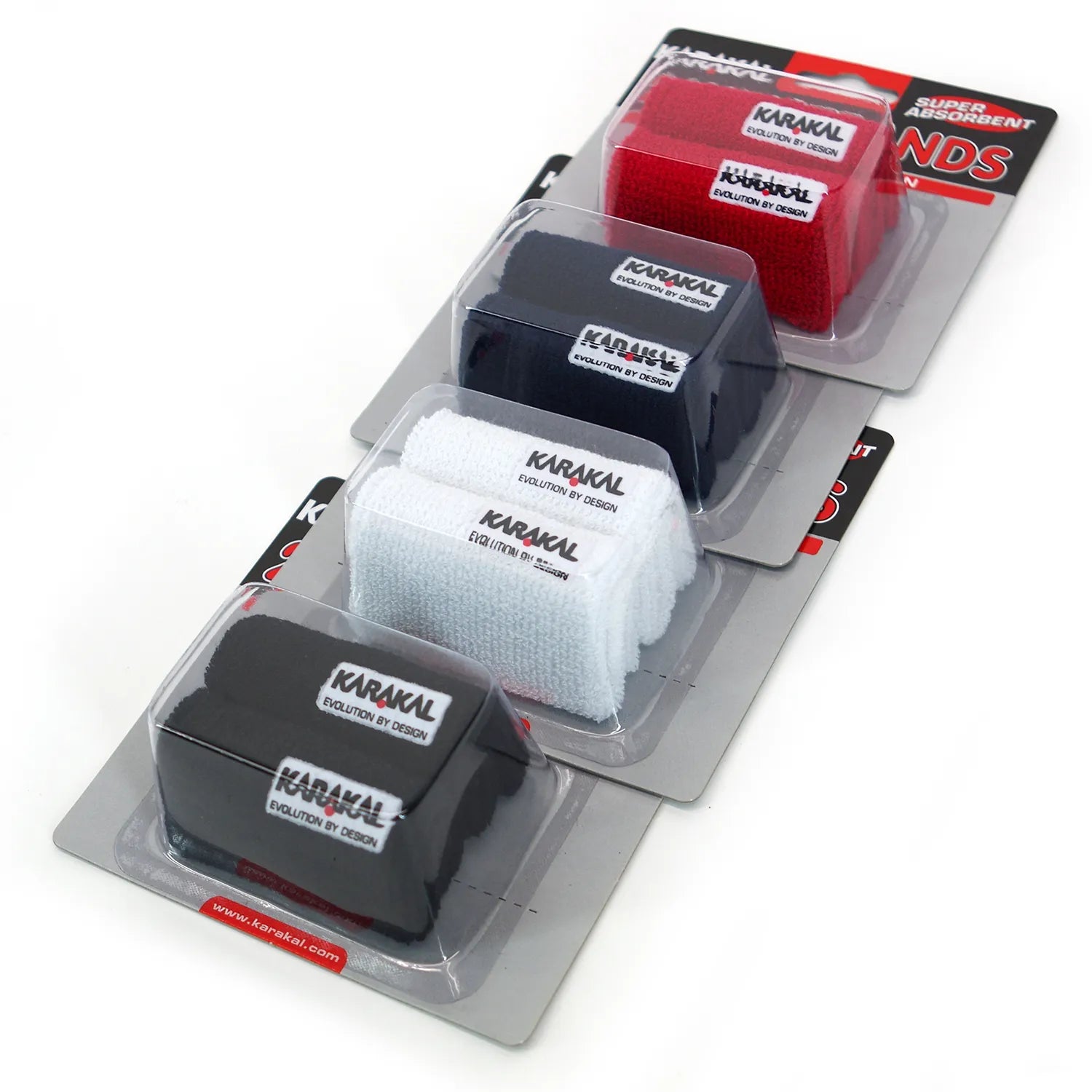 karakal-wristband-x2-2er-pack-saugf-hige-baumwoll-schwei-b-nder-f-r-racketsport image 2