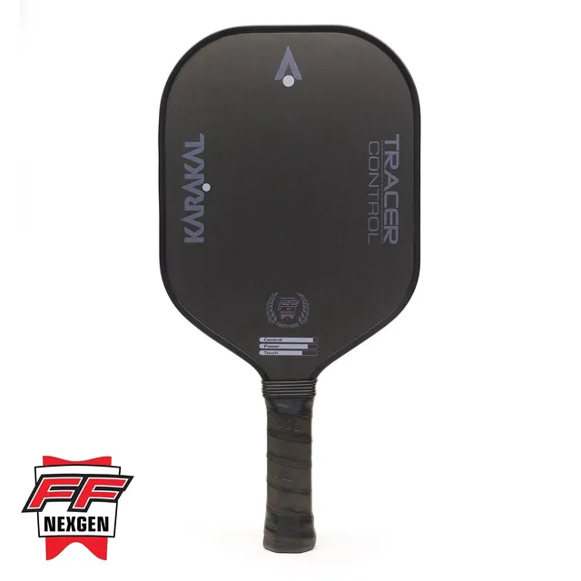 karakal-tracer-control-grey-pickleball-paddle-texturierte-oberfl-che image 1