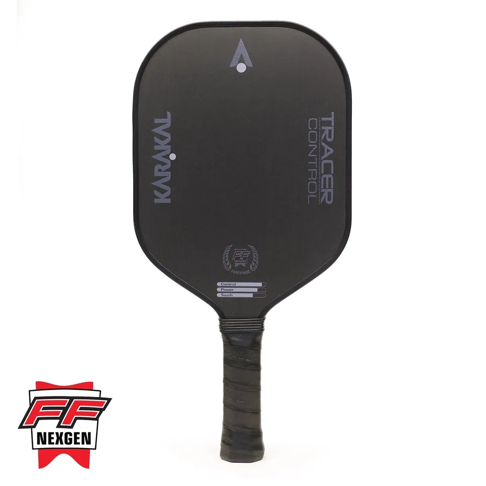 karakal-tracer-control-grey-pickleball-paddle-texturierte-oberfl-che image 1