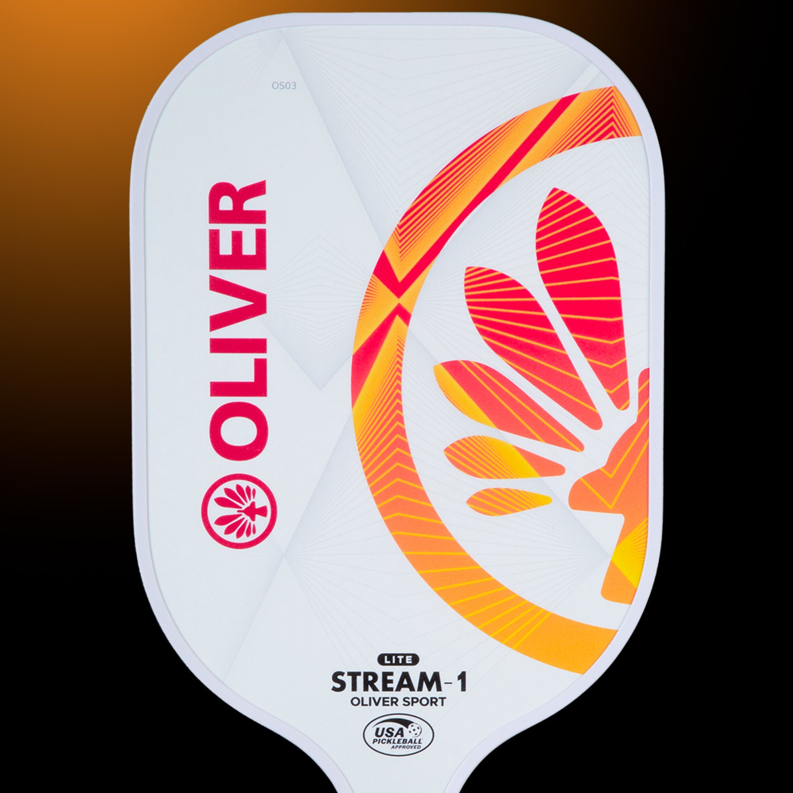 oliver-stream-1-lite-pickleball-schl-ger-wei-orange-13-mm-elongated image 3