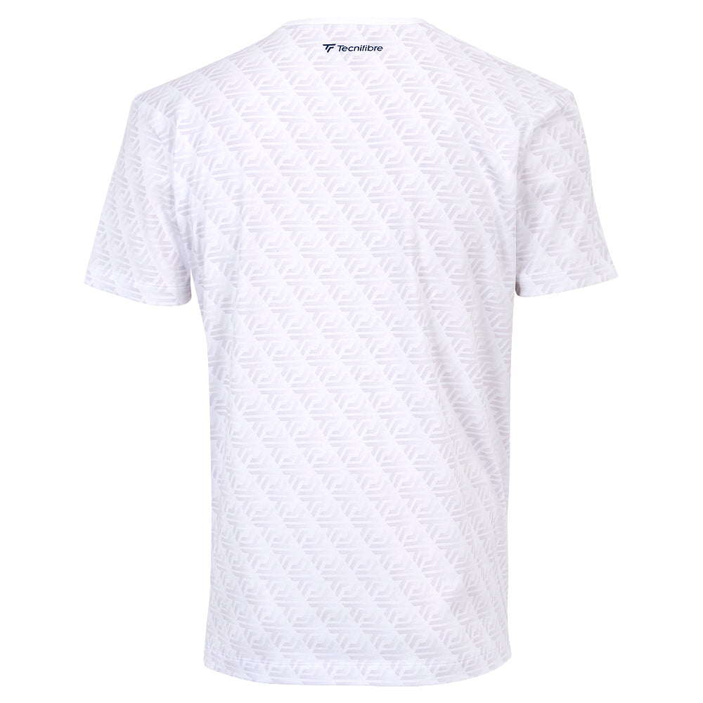 tecnifibre-graphic-tee-white-2024-herren-t-shirt-mit-tricolore-band-gerade-passf image 2