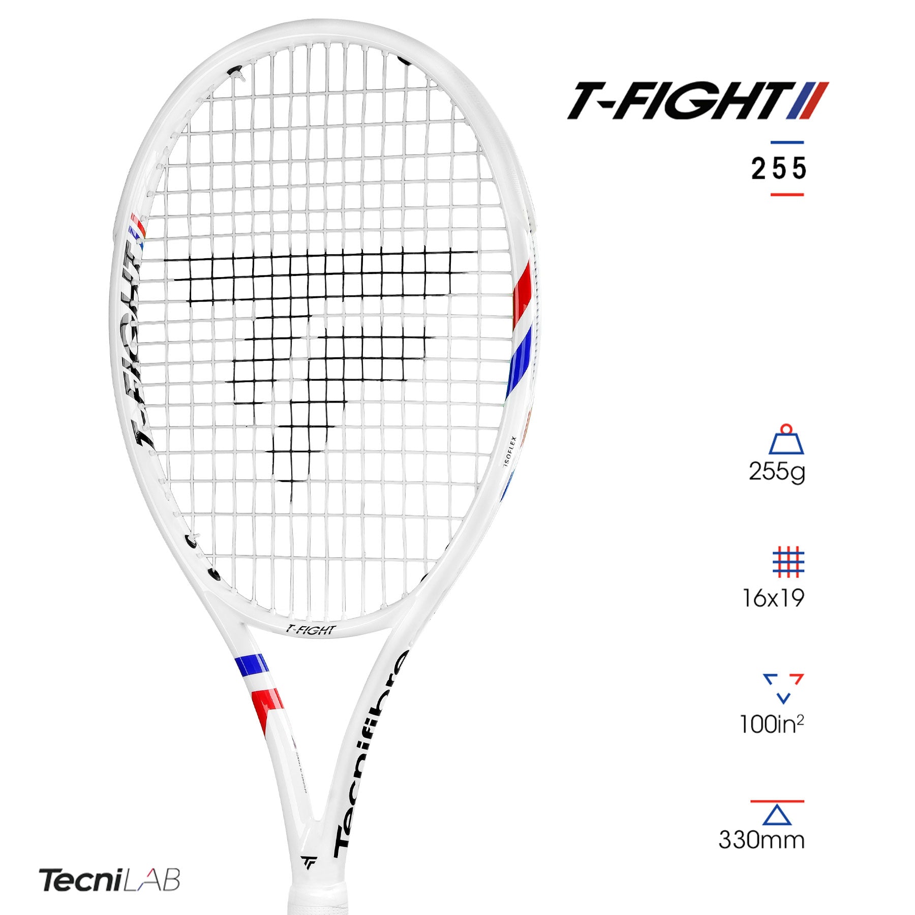 tecnifibre-t-fight-255-tennisschl-ger-f-r-jugendliche-und-einsteiger image 2