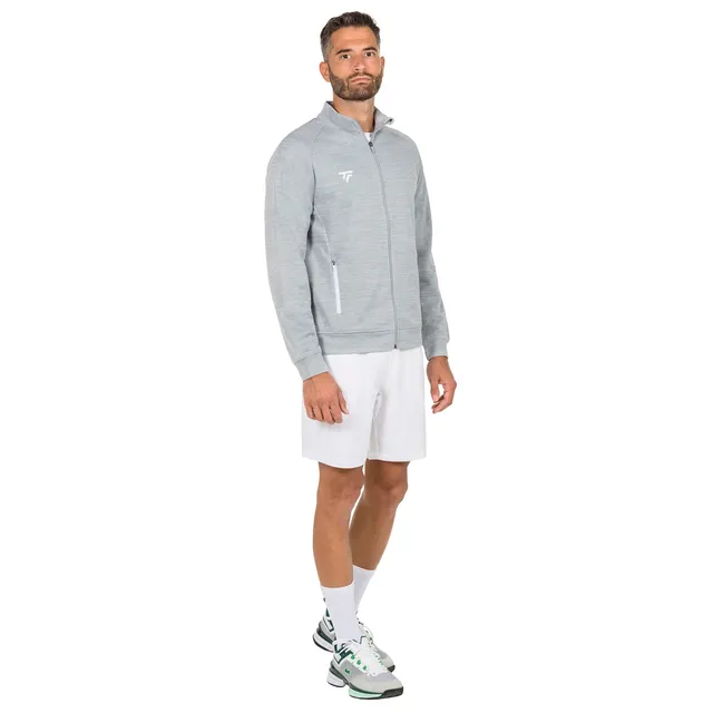 tecnifibre-team-jacket-silver-herren-leichte-trainingsjacke-mit-rei-verschluss image 1