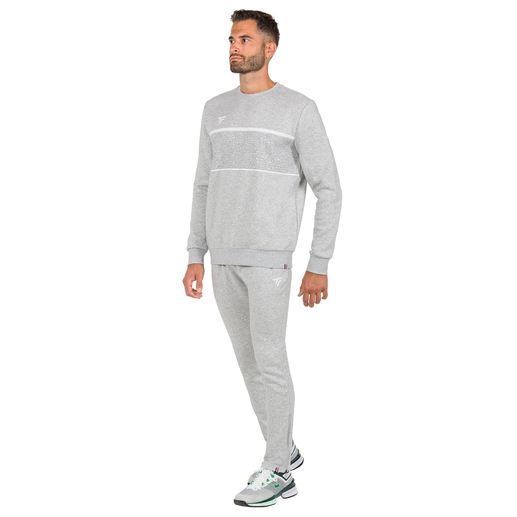 tecnifibre-team-tech-pants-silver-herren-trainingshose-mit-elastischem-bund-und- image 1