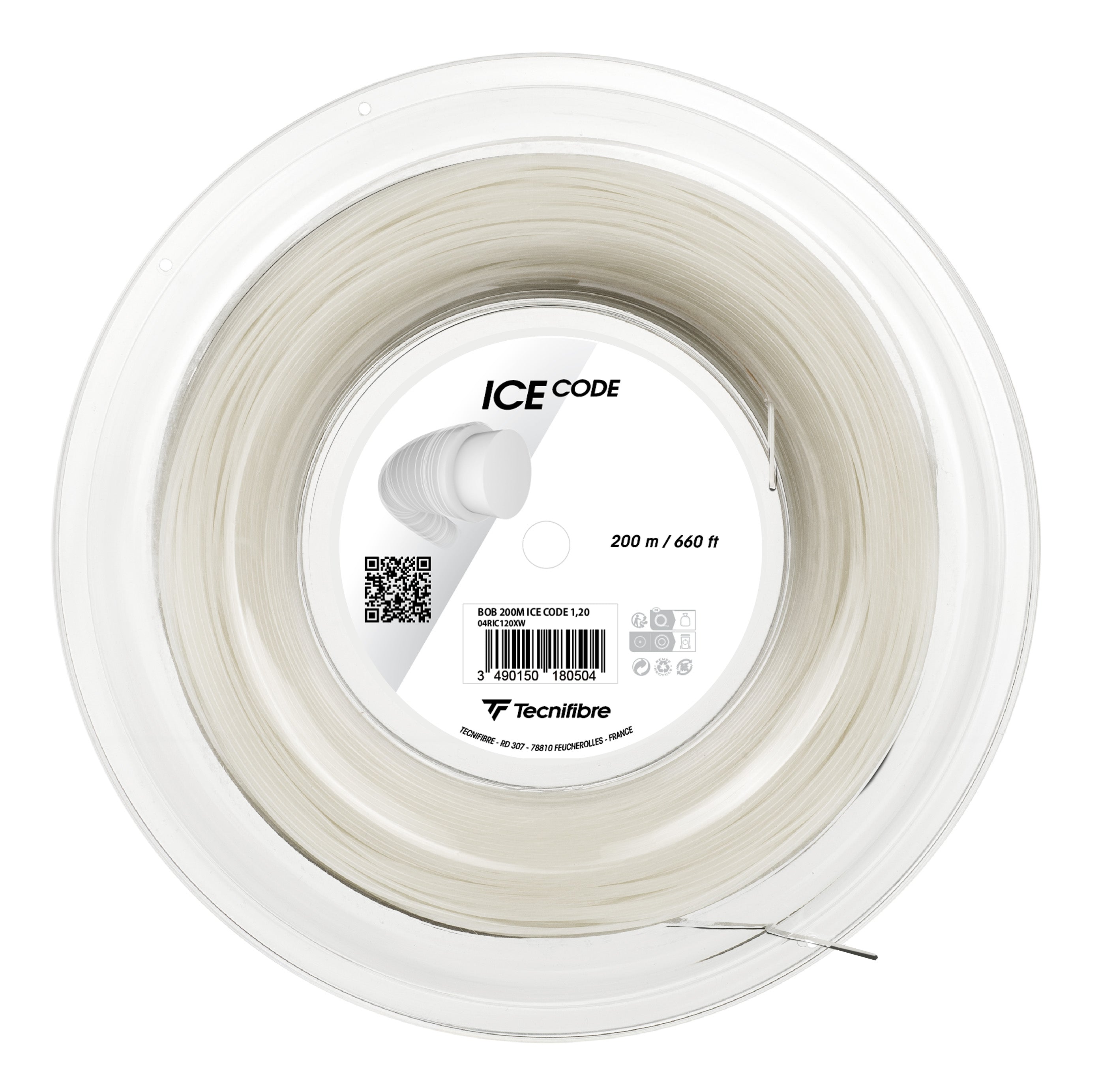 tecnifibre-bobine-ice-code-blanc-200m-tennissaite-mit-hcd-f-r-mehr-power image 3