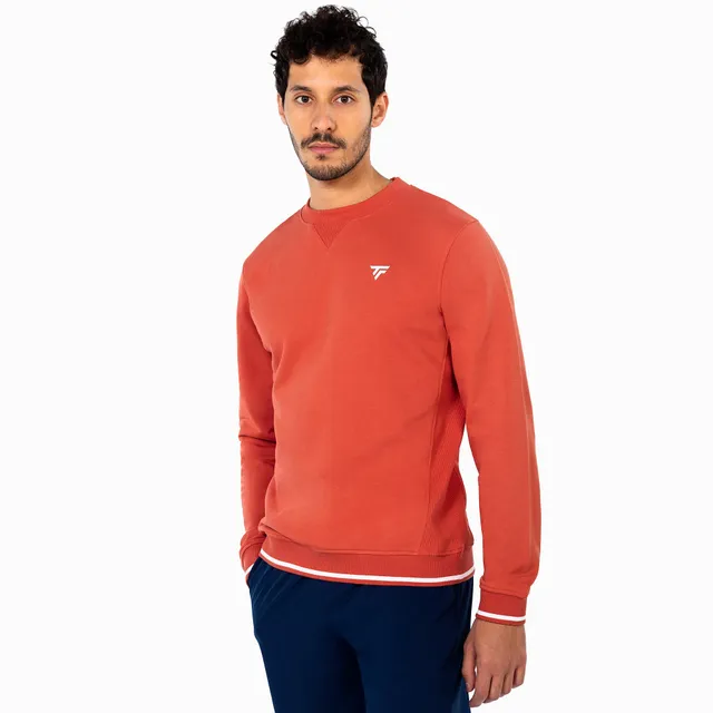 tecnifibre-terry-sweater-herren-terracotta-warmer-tennis-pullover-mit-seitlichen image 1