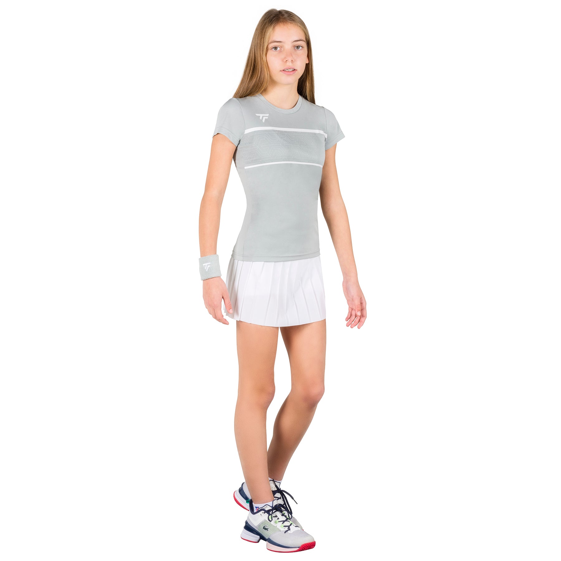 tecnifibre-team-tech-tee-silver-fille-m-dchen-tennis-t-shirt image 1