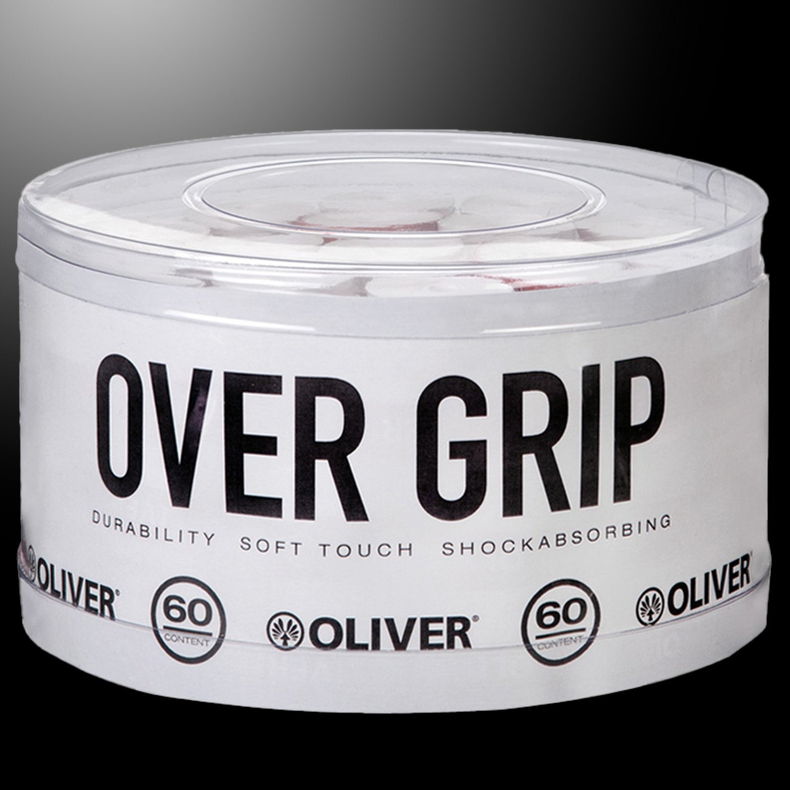 oliver-over-grip-box-60-badminton-und-squash-overgrips-in-grau-gelb-oder-wei image 7
