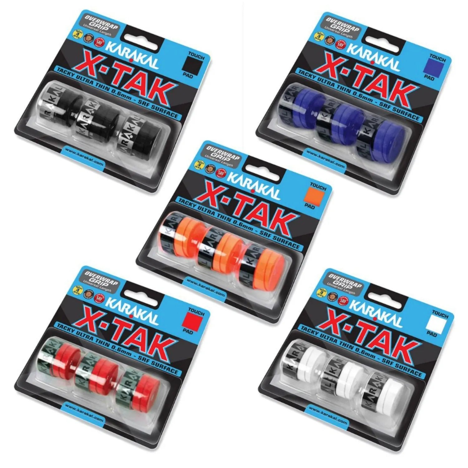 karakal-x-tak-overwrap-griff-0-6-mm-tacky-3er-pack image 1