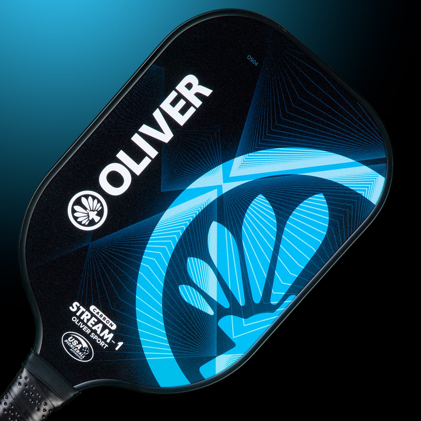 oliver-stream-1-carbon-pickleball-schl-ger-schwarz-blau image 2