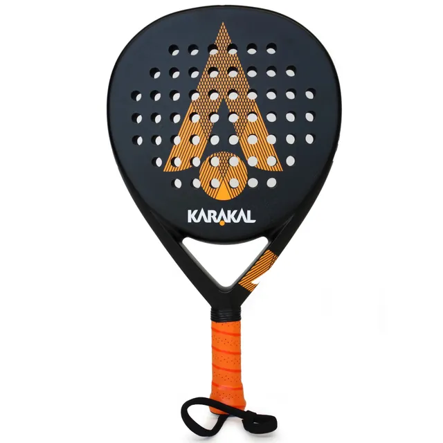 karakal-air-lite-345-padel-racket-orange-graphit-tropfenform-f-r-einsteiger-und- image 1
