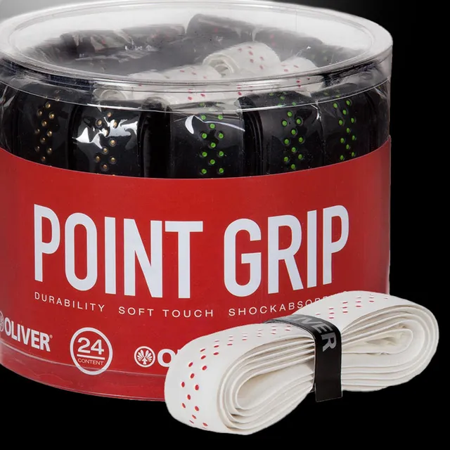 oliver-point-grip-24-box-griffb-nder-24er-set-schwarz-wei-f-r-badminton-squash image 1